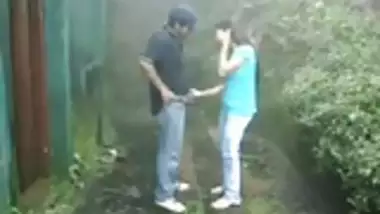 British Indian couple fuck in rain storm at hill station