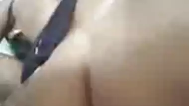 Southindian Aunty's HUGE Boobs & PUSSY exposed by Partner