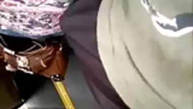 touching boobs with dick in bus 