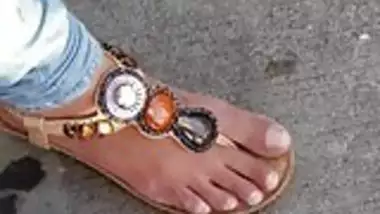 Candid indian girl feet need a pedi 2