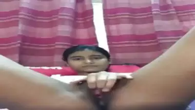 Cute indian teen bating on cam