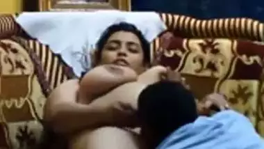 Hot big boobs aunty having home sex