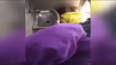 Real Porn MMS Of Indian Couple Fucking At Toilet In Train