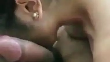 Desi teen sucking despertaly hard cock