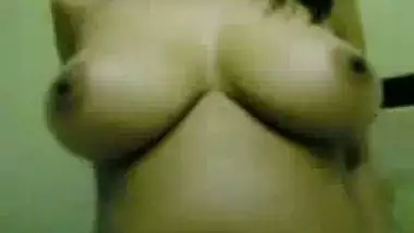 Big Boobed Indian Girl bounce on her Bfâ€™s Hard Cock