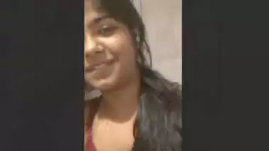 Beautiful Cute Desi girl New Clip In Red Bra Part 2