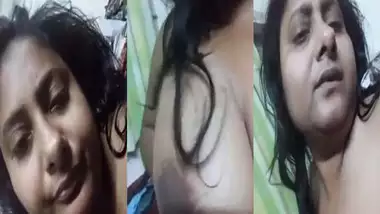 Busty Bengali wife boob show MMS video