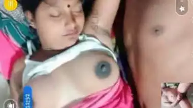 Desi Couple Showing Boobs to Client On Video call