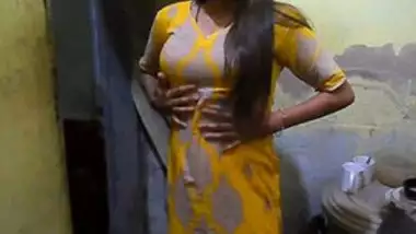 Charming Indian Village hot Girl Showing Natural Tits