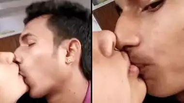 gorgeous girl friend passionately smooched