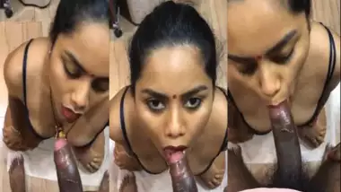 Chubby beauty sucking dick of her husbandâ€™s friend