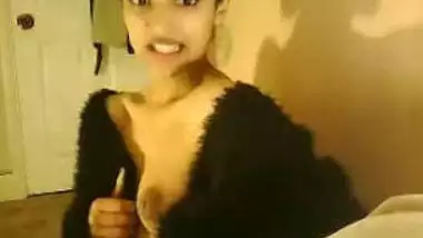 cutest desi babe ever on webcam showing boobs and teasing boyfriend