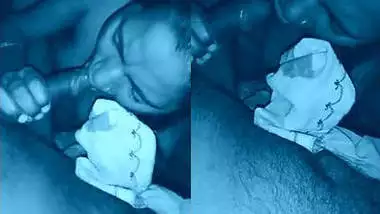 Desi maid sucking cock caught by hidden night vision camera