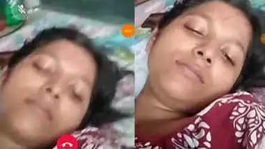 Horny Couple Musterbating During Video Call