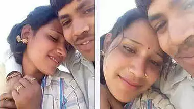 Indian Lover Kissing Outdoor and Boob pressing