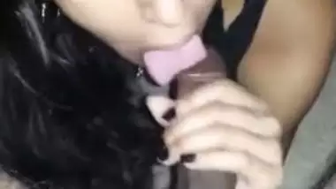 College Girlfriend Receives Facial Cum After Blowjob