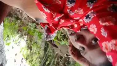 Beautiful village girl fucking with her lover outdoor