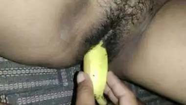 Desi Black Bhabhi Fucking With banana