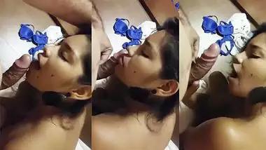 Desi maid sucks on my huge 11 inch cock after a hard day XXX sex