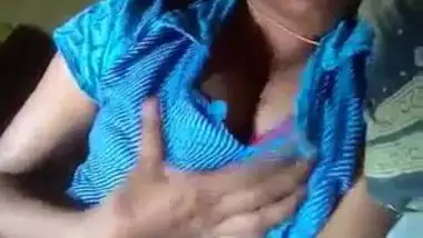 Clothed Desi woman touches tits after porn buddy says he won't come