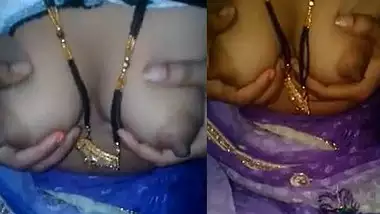 Indian babe wanks cameraman's sex stick and takes her XXX tits to light