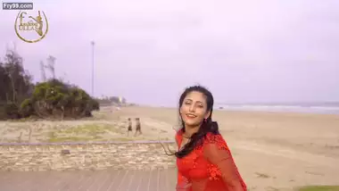 Smita Sana in Red Chiffon Saree ~ Fashion Ullas