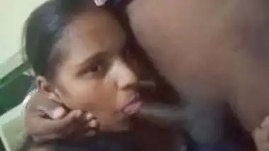 Indian Girl Blowjob and Sucking Balls