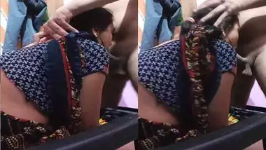 Rajasthani Bhabhi giving blowjob to Devar sitting on chair