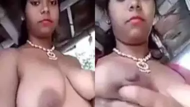 Cheating Bengali village wife topless selfie video