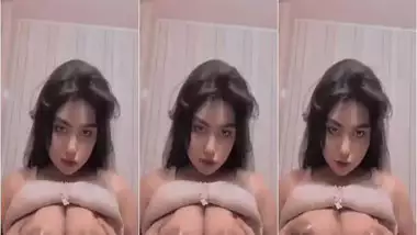 Horny chubby girl showing her volutous boobs