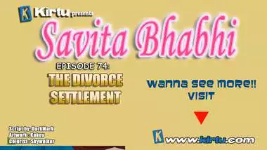 Indian porn star Savita bhabhi Episode 74: Divorce settlement