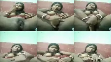 Horny Bengali Bhabhi fingering and masturbating