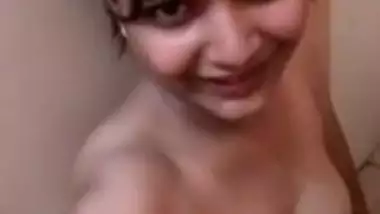 College cutie selfie MMS clip