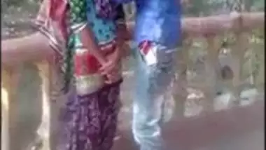 Indian cheating wife kissing stranger man on the street, mms sex video