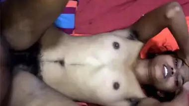 Small tits Indian girl getting her hairy pussy fucked