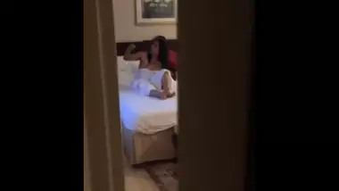 daring young wife teasing room service