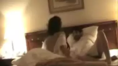 Hot Saudi couple enjoying sex on their...