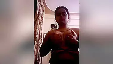 Sexy Desi Girl Showing Her Boobs To Lover On Video Call Part 2