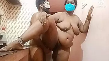 Tamil Wife Kitchen Sex Night Time Standing Position Sex