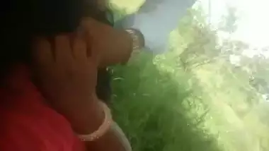 Couple outdoor having