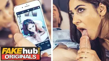 FAKEhub - Indian Desi hot wife filmed taking cheating husbands thick cock in her hairy pussy by cuck