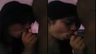 Superb blowjob by cute girl