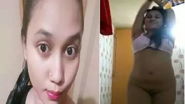 Cute Bengali girl pussy show on video call