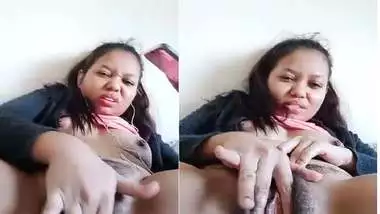 Bengaluru college girl fingering hairy pussy