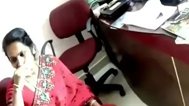 Boss takes advantage of his employee in front of other