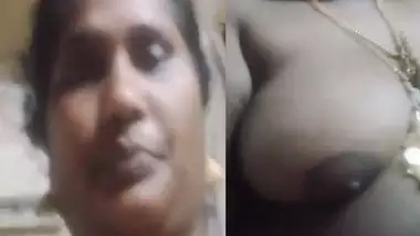 Unsatisfied Tamil aunty huge boobs South sex MMS