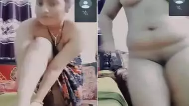 Cute girl dancing naked on video call recorded by lover